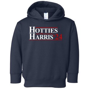 Hotties For Harris 2024 Funny Politcal Election Toddler Hoodie