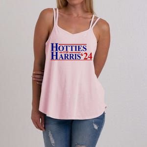 Hotties For Harris 2024 Funny Politcal Election Women's Strappy Tank