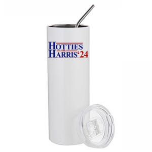 Hotties For Harris 2024 Funny Politcal Election Stainless Steel Tumbler