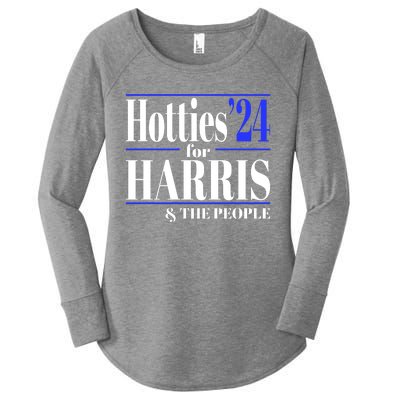 Hotties For Harris Women's Perfect Tri Tunic Long Sleeve Shirt