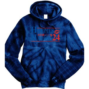 Hotties For Harris Kamala Harris For President 2024 Tie Dye Hoodie