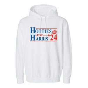 Hotties For Harris Kamala Harris For President 2024 Garment-Dyed Fleece Hoodie