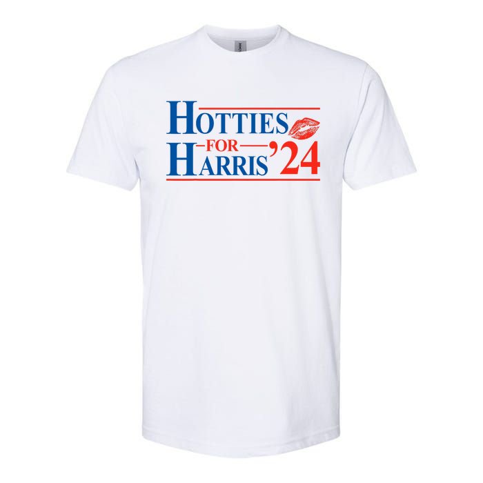 Hotties For Harris Kamala Harris For President 2024 Softstyle CVC T-Shirt