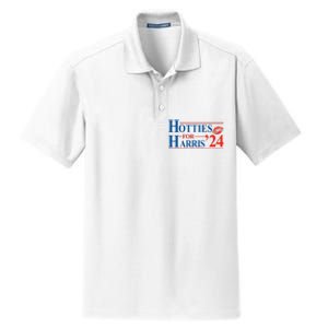 Hotties For Harris Kamala Harris For President 2024 Dry Zone Grid Polo