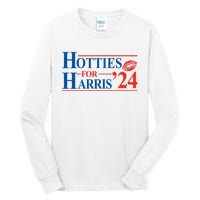 Hotties For Harris Kamala Harris For President 2024 Tall Long Sleeve T-Shirt