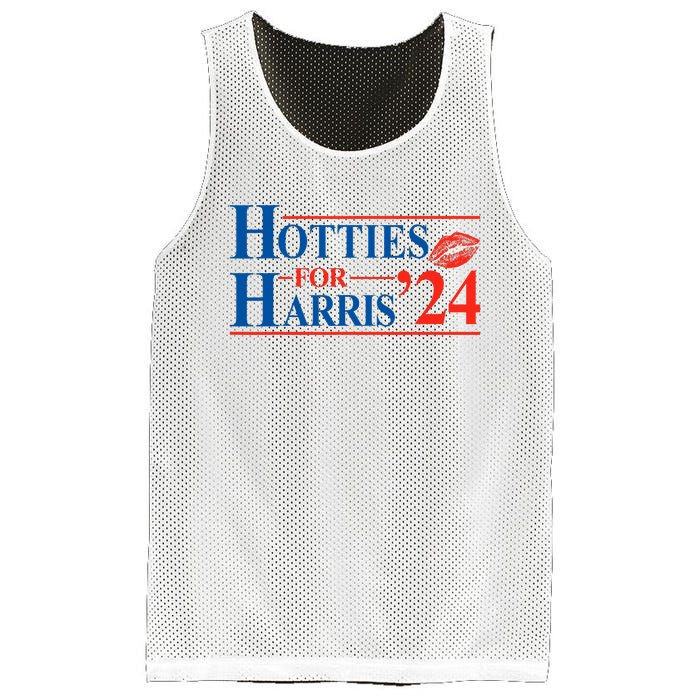 Hotties For Harris Kamala Harris For President 2024 Mesh Reversible Basketball Jersey Tank