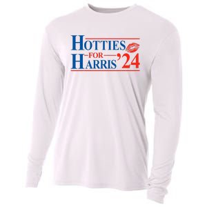 Hotties For Harris Kamala Harris For President 2024 Cooling Performance Long Sleeve Crew