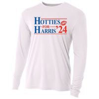 Hotties For Harris Kamala Harris For President 2024 Cooling Performance Long Sleeve Crew