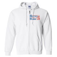 Hotties For Harris Kamala Harris For President 2024 Full Zip Hoodie