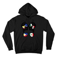 Half Filipino Half Mexican Philippines Heritage Hoodie