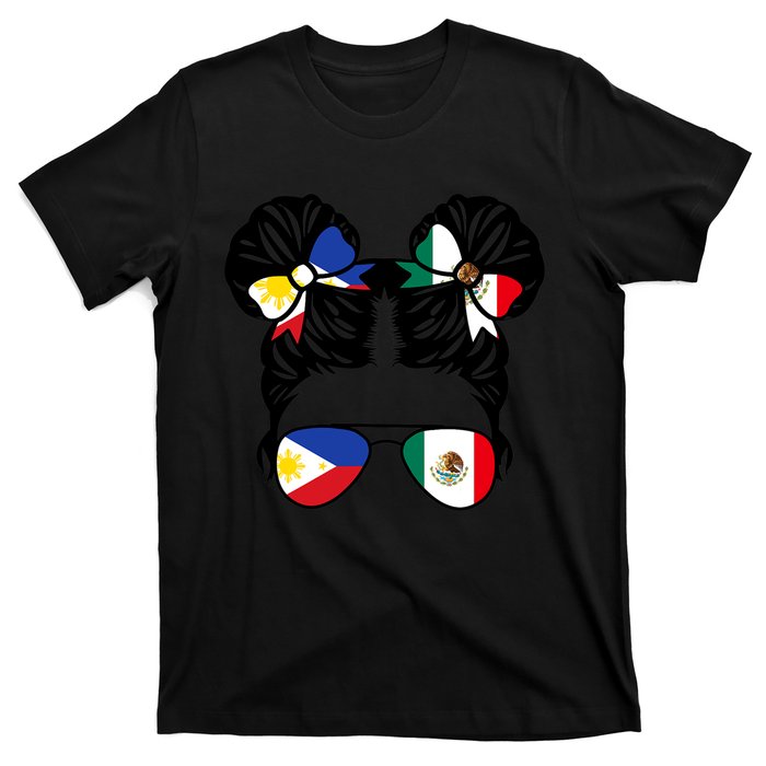 Half Filipino Half Mexican Philippines Heritage T-Shirt