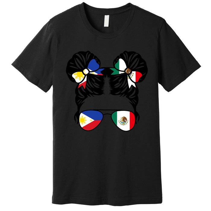 Half Filipino Half Mexican Philippines Heritage Premium T-Shirt