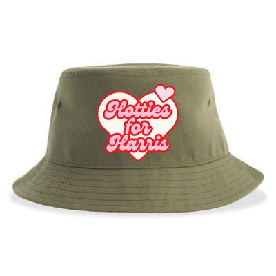 Hotties For Harris 2024 Sustainable Bucket Hat