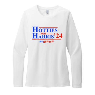 Hotties For Harris 2024 Womens CVC Long Sleeve Shirt