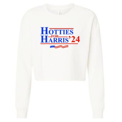 Hotties For Harris 2024 Cropped Pullover Crew