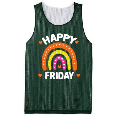 Happy Friday Mesh Reversible Basketball Jersey Tank