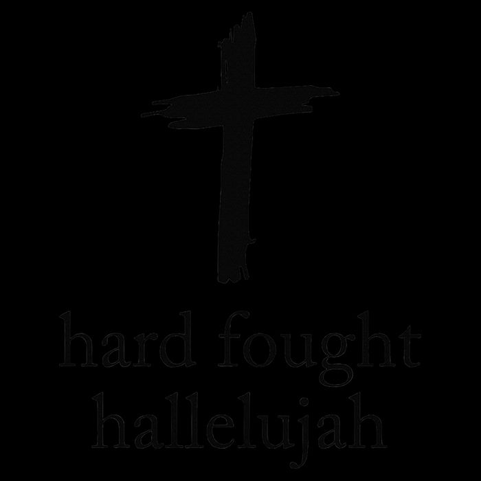 Hard Fought Hallelujah Christian Mom Bible Verse Jesus Tall T-Shirt