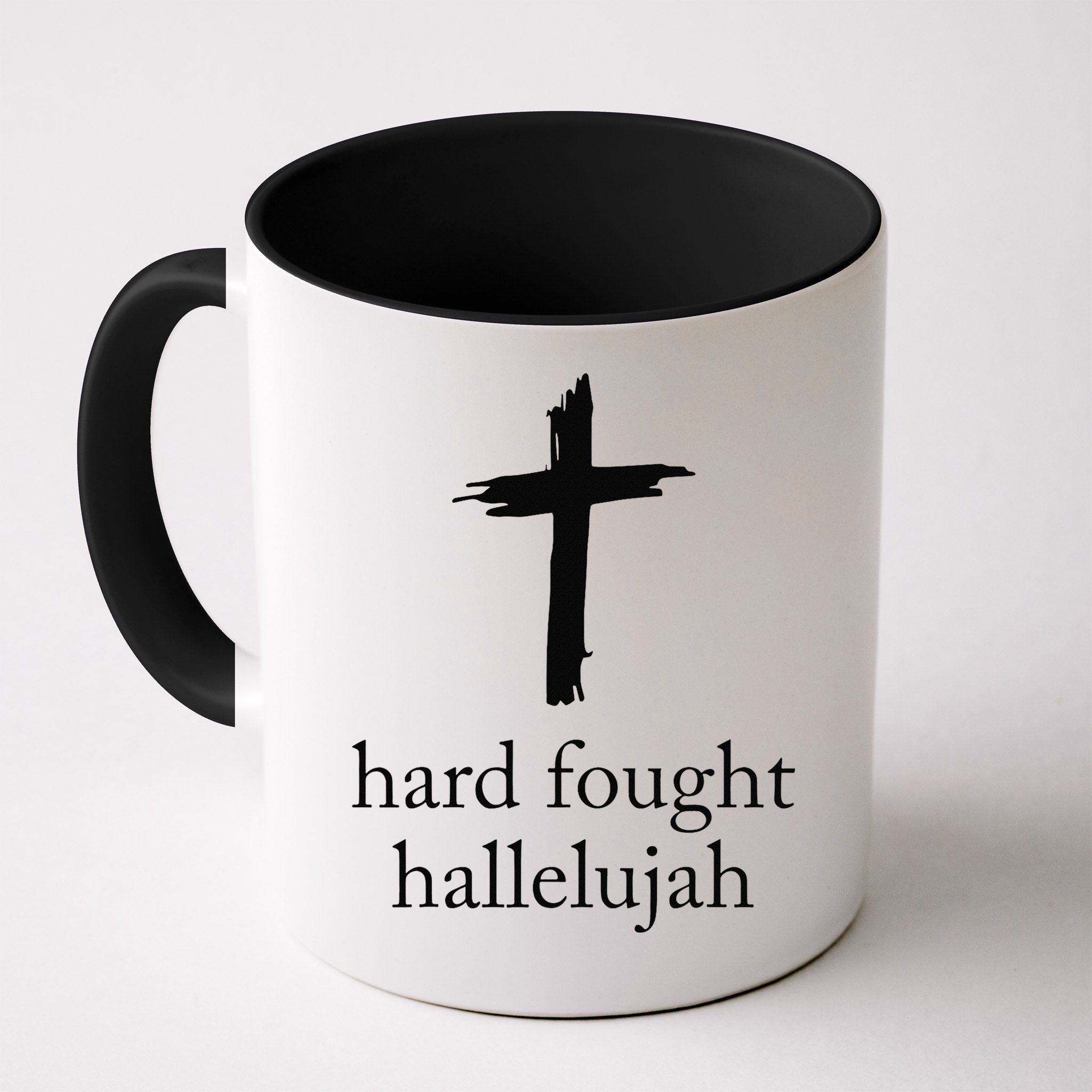 Hard Fought Hallelujah Christian Mom Bible Verse Jesus Mug