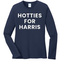 Hotties For Harris Ladies Long Sleeve Shirt