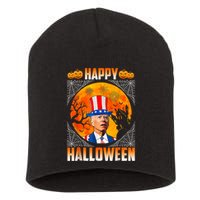 Halloween Funny Happy 4th Of July Anti Joe Biden Short Acrylic Beanie