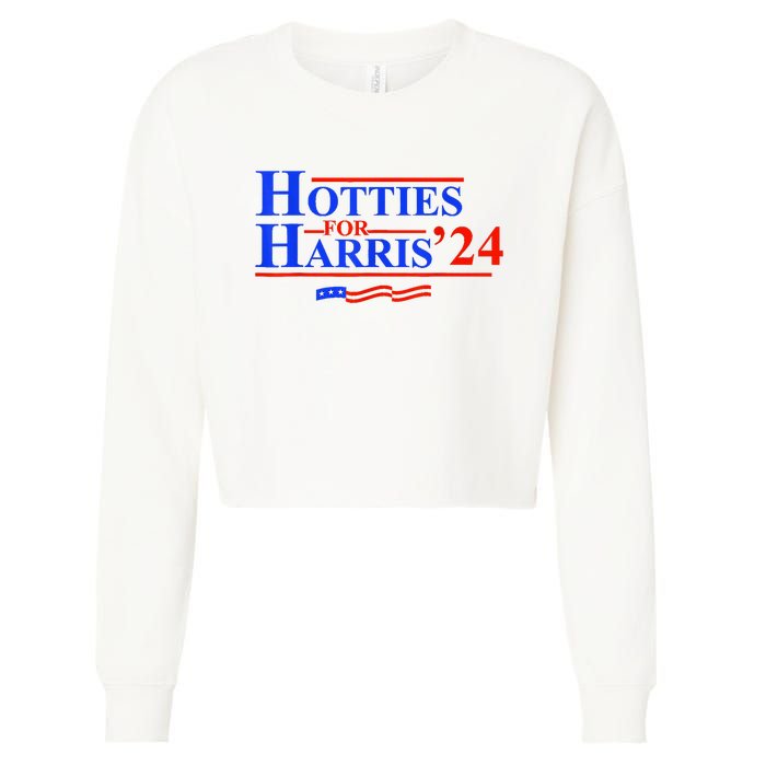 Hotties For Harris Cropped Pullover Crew