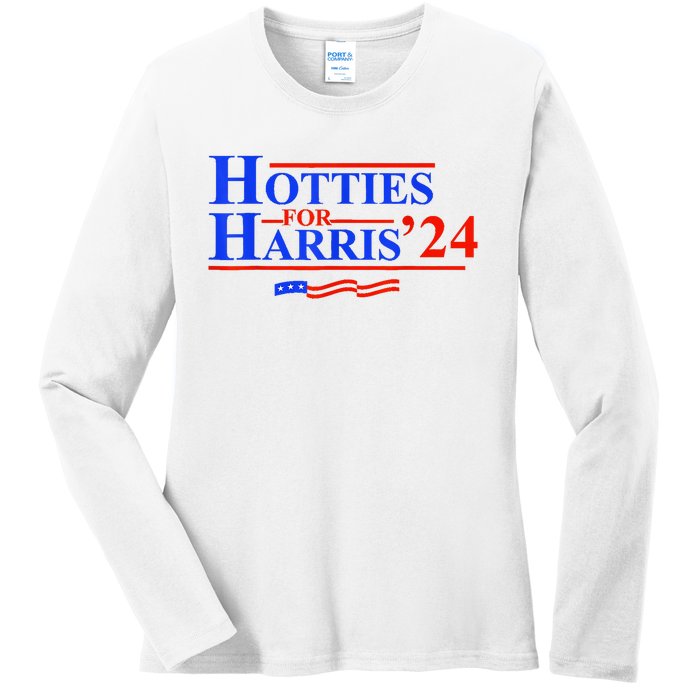 Hotties For Harris Ladies Long Sleeve Shirt