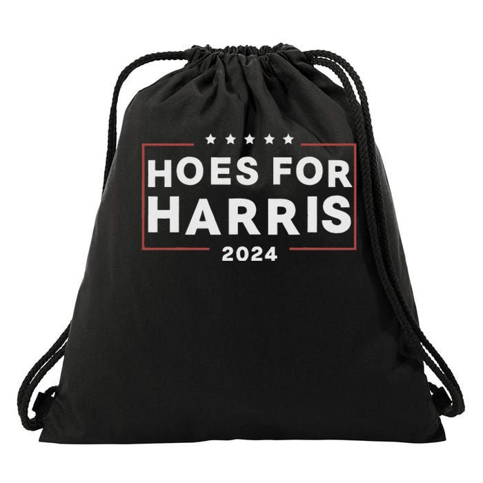 Hoes For Harris 24 Hotties For Harris 2024 Drawstring Bag