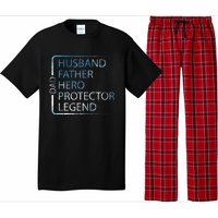 Husband Father Hero Protector Legend Father Day Dad Pajama Set