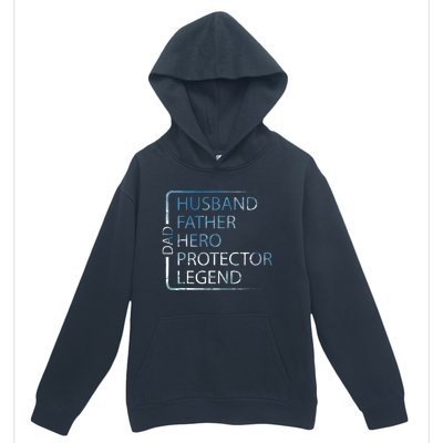 Husband Father Hero Protector Legend Father Day Dad Urban Pullover Hoodie