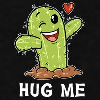 Hugs Free Hug Me Cacti Prickly Cactus Not A Hugger Hugging Funny Gift Ladies PosiCharge Tri-Blend Wicking Tank