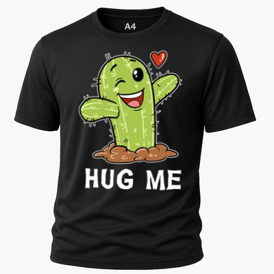 Hugs Free Hug Me Cacti Prickly Cactus Not A Hugger Hugging Funny Gift Performance Shirt