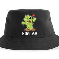Hugs Free Hug Me Cacti Prickly Cactus Not A Hugger Hugging Funny Gift Sustainable Bucket Hat