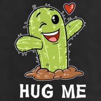 Hugs Free Hug Me Cacti Prickly Cactus Not A Hugger Hugging Funny Gift Beanie