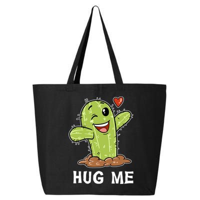 Hugs Free Hug Me Cacti Prickly Cactus Not A Hugger Hugging Funny Gift 25L Jumbo Tote