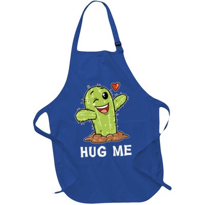 Hugs Free Hug Me Cacti Prickly Cactus Not A Hugger Hugging Funny Gift Apron