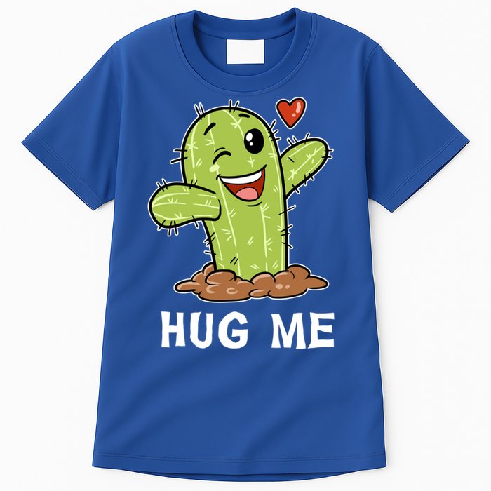 Hugs Free Hug Me Cacti Prickly Cactus Not A Hugger Hugging Funny Gift Tall T-Shirt