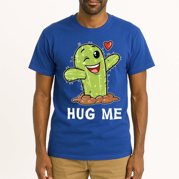 Hugs Free Hug Me Cacti Prickly Cactus Not A Hugger Hugging Funny Gift Tall T-Shirt