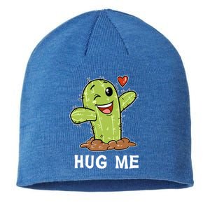 Hugs Free Hug Me Cacti Prickly Cactus Not A Hugger Hugging Funny Gift Sustainable Beanie