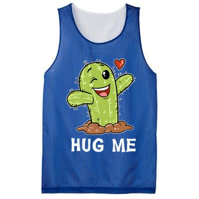 Hugs Free Hug Me Cacti Prickly Cactus Not A Hugger Hugging Funny Gift Mesh Reversible Basketball Jersey Tank