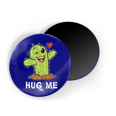 Hugs Free Hug Me Cacti Prickly Cactus Not A Hugger Hugging Funny Gift Magnet