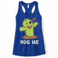 Hugs Free Hug Me Cacti Prickly Cactus Not A Hugger Hugging Funny Gift Womens Tank Top