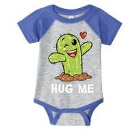 Hugs Free Hug Me Cacti Prickly Cactus Not A Hugger Hugging Funny Gift Infant Baby Jersey Bodysuit