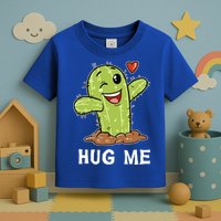 Hugs Free Hug Me Cacti Prickly Cactus Not A Hugger Hugging Funny Gift Toddler T-Shirt