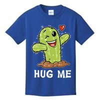Hugs Free Hug Me Cacti Prickly Cactus Not A Hugger Hugging Funny Gift Kids T-Shirt