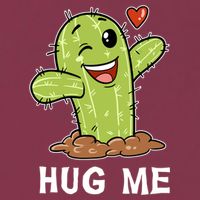 Hugs Free Hug Me Cacti Prickly Cactus Not A Hugger Hugging Funny Gift 16oz Travel Tumbler