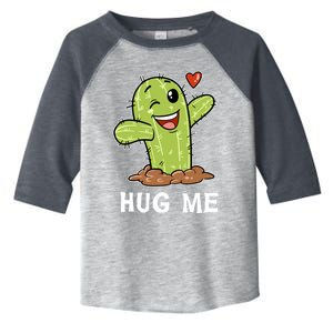 Hugs Free Hug Me Cacti Prickly Cactus Not A Hugger Hugging Funny Gift Toddler Fine Jersey T-Shirt