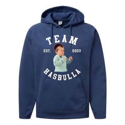 Hasbulla Funny Hasbulla Hasbullah Smile Performance Fleece Hoodie