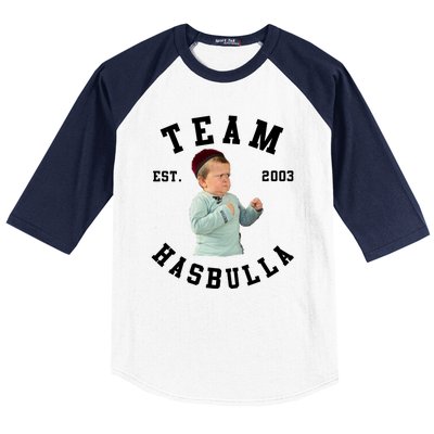 Hasbulla Funny Hasbulla Hasbullah Smile Baseball Sleeve Shirt