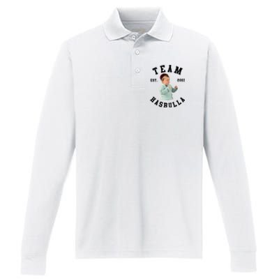 Hasbulla Funny Hasbulla Hasbullah Smile Performance Long Sleeve Polo