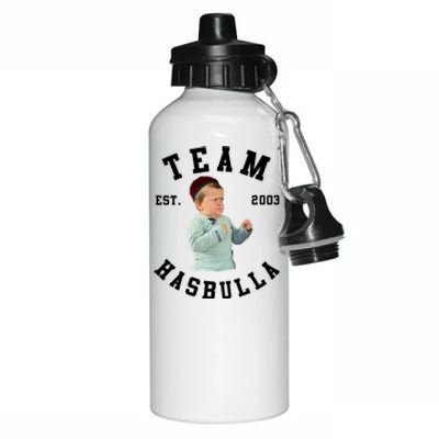 Hasbulla Funny Hasbulla Hasbullah Smile Aluminum Water Bottle 